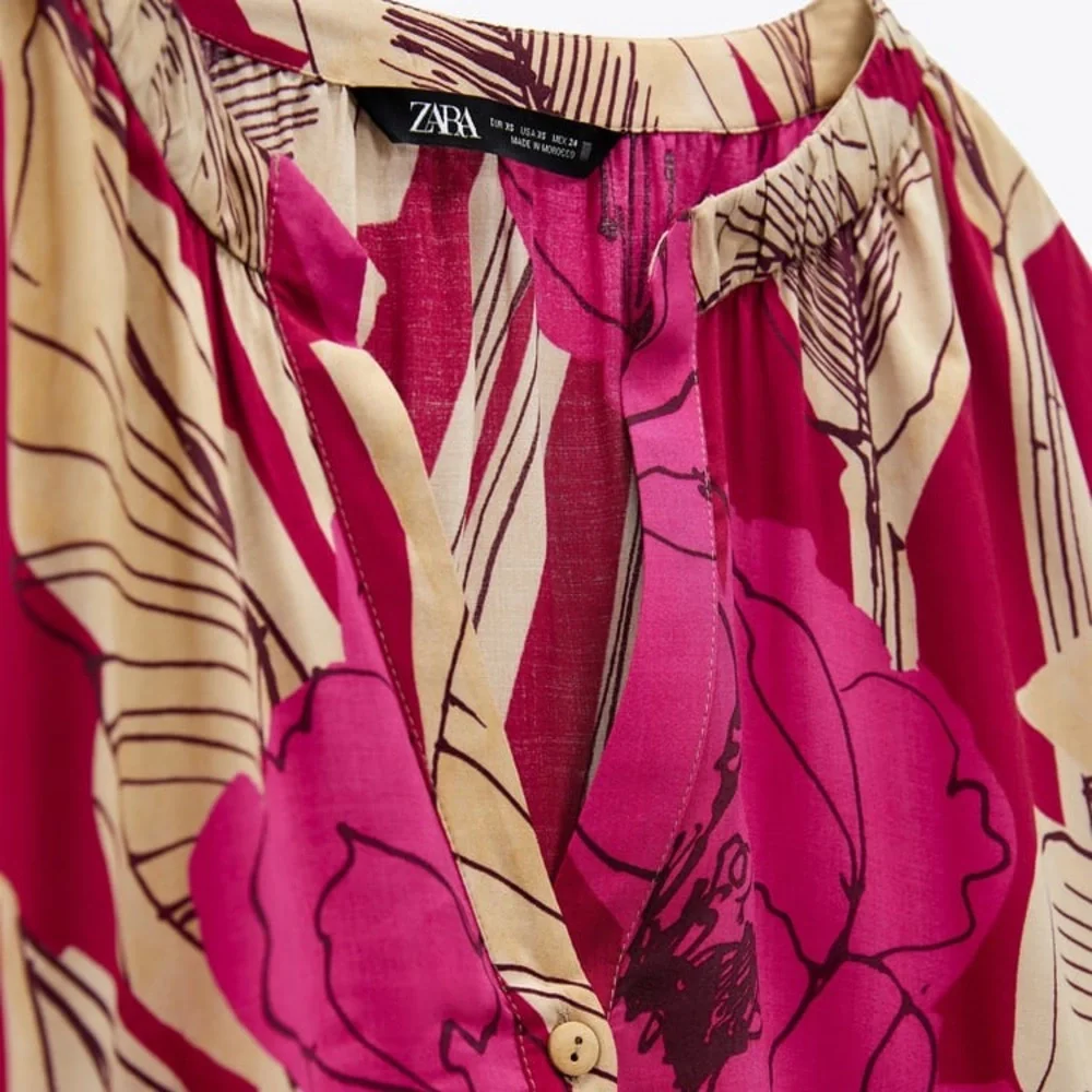 FLORAL PRINT SHIRT - Picture 11 of 11